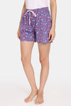 Rosaline Joy Sticks Knit Cotton Shorts (Pack of 2) - Purple Pink — thumbnail 8